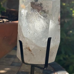 Clear Quartz Tower with Rainbows — photo 4
