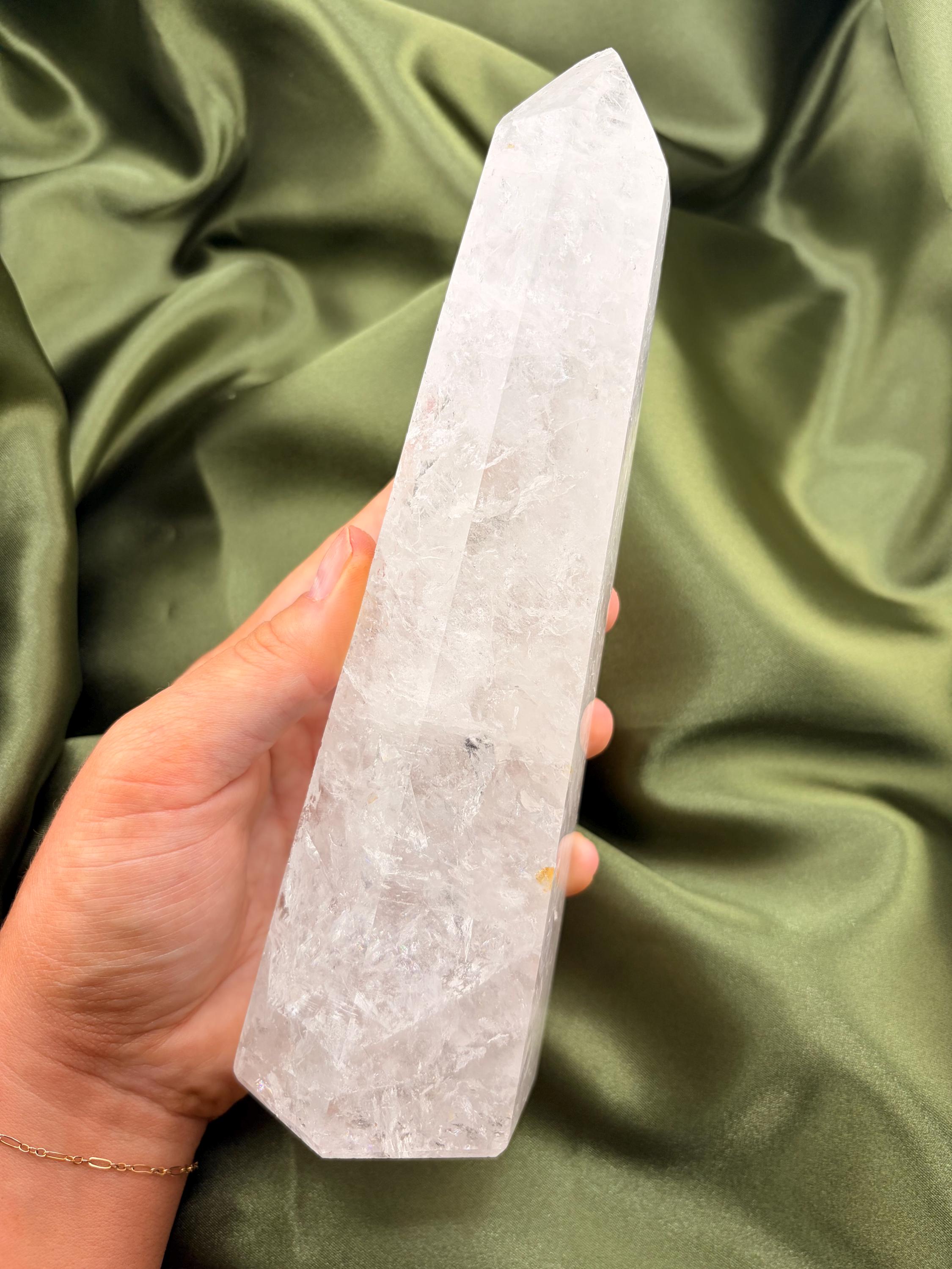 8-Inch Clear Quartz Tower — photo 4