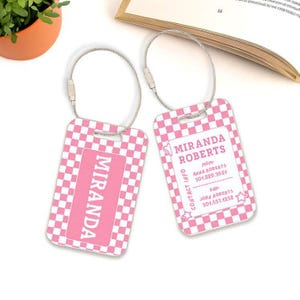 Custom Daycare Bag Tags, Custom Acrylic Name Tag for Kids, Backpack Name Tags, Diaper Bag Tag, Back to School Tag for Baby, Name Keychain