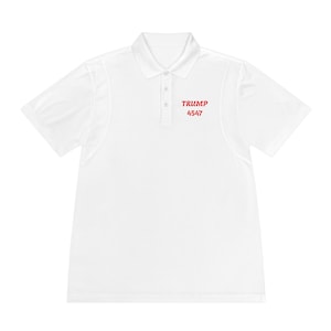 Trump Sport Polo Shirt, MAGA Athlete Tee, Republican Golf Top, Conservative Campaign Apparel, Patriotic Presidential Clothing