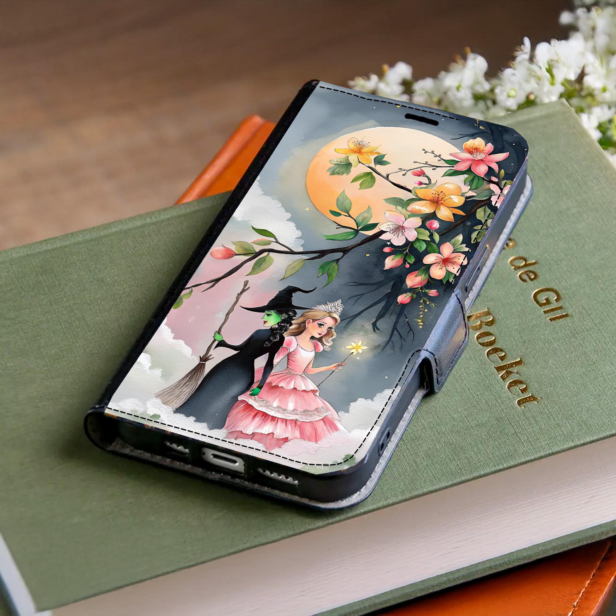 Wicked Wallet Wicked Elphaba and Glinda Art Wallet Phone Case for iPhone 17 Pro Max ...