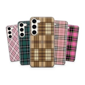 Plaid Tartan Phone Case: Cozy Scottish Cover, Soft TPU Gel for iPhone, Samsung & Pixel