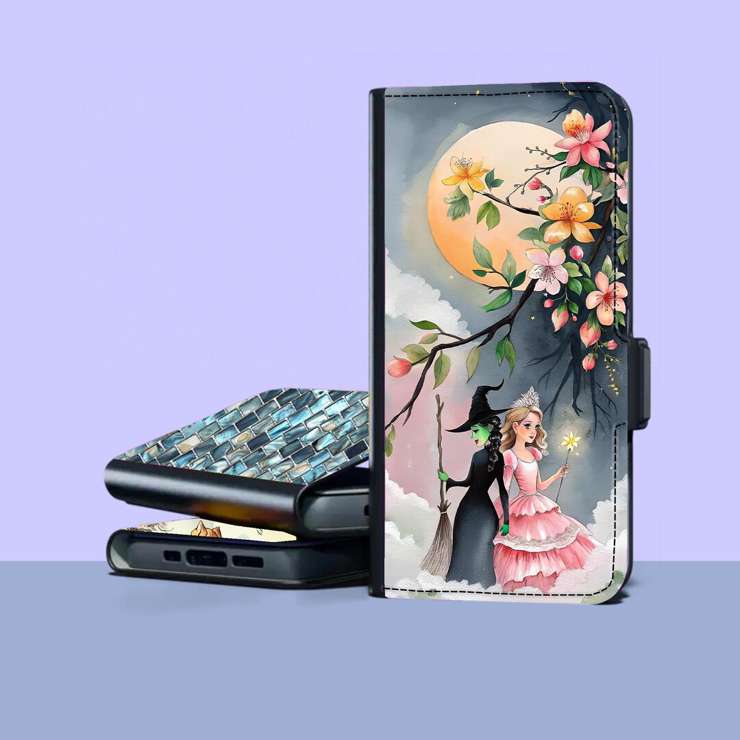 Wicked Wallet Wicked Elphaba and Glinda Art Wallet Phone Case for iPhone 17 Pro Max ...