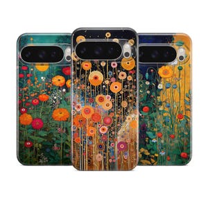 Gustav Klimt inspired Phone Case Art Cover for Google Pixel 9 8A 8 7 7A 6 6A Pro iPhone 16 15 14 13 12 Pro Samsung A15 A35 S25 A35 A56 S25