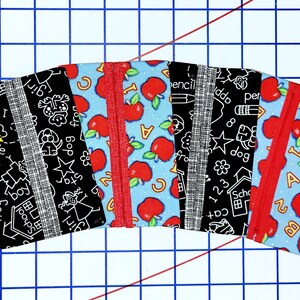 Travel Tissue Holder Handmade Travel Pocket Size Teacher School Apples