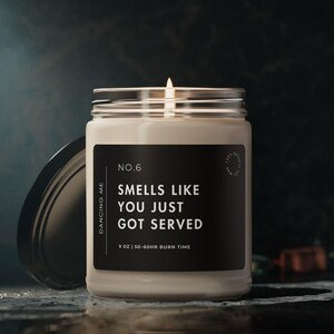 Lustige Tänzerin Kerze duftet nach Sojawachs Geschenk für Tanzliebhaber Hip-Hop-Battle-Kerze Geschenkidee für sie sarkastische Tanzliebhaber