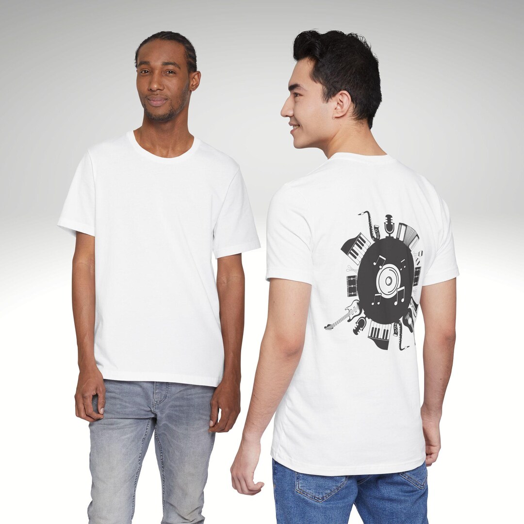 Music Instruments Record Tee Band Vinyl Design T Shirt Unisex Music ...