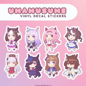 Umamusume Vinyl Stickers Set 1