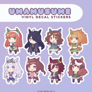 Umamusume Vinyl Stickers Set 2