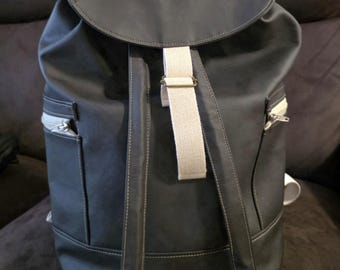 Patrón de costura para mochila clásica con cordón: Descarga digital en PDF