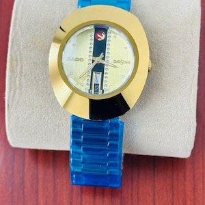 Vintage Style Rado DiaStar 11-Stone Automatic Watch | Men&#39;s & Women&#39;s Luxury Sapphire Crystal Timepiece Jubilee Bracelet