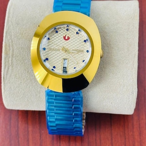 Vintage Style Rado DiaStar 11-Stone Automatic Watch | Men&#39;s & Women&#39;s Luxury Sapphire Crystal Timepiece Jubilee Bracelet