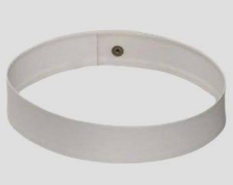 Single Ply Cotton Catholic Collar – Handmade Clergy Collar for Priests by Sewn Sage