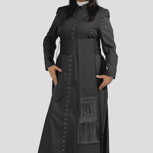 black choir dress long sleeve Bel Aire Short Sleeve