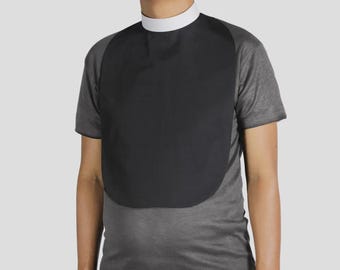 Clerical Dickey Mini Shirt Front – Adjustable, Cotton-Rich, Comfortable Clergy Accessory | Sewn Sage