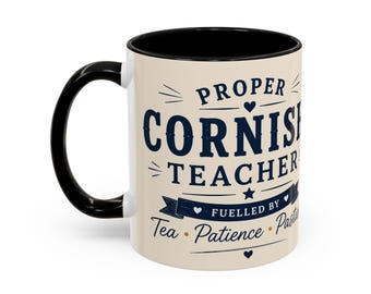 Proper Cornish Lehrer Becher - Danke Lehrer