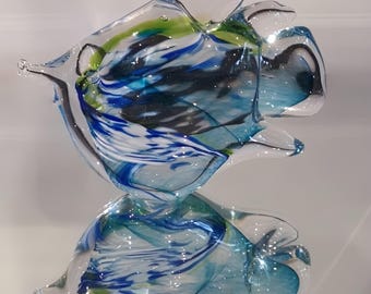 Teign Valley Glass Handcrafted Fish Sculpture