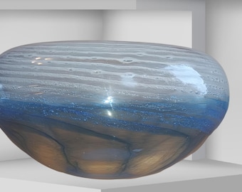 Teign Valley Handcrafted Contemporary Art Glass Bowl