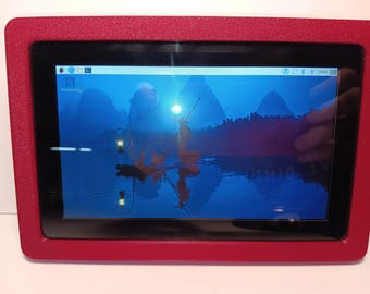 Raspberry Pi 5 Case for 7 inch Touch Display 2 With Stand