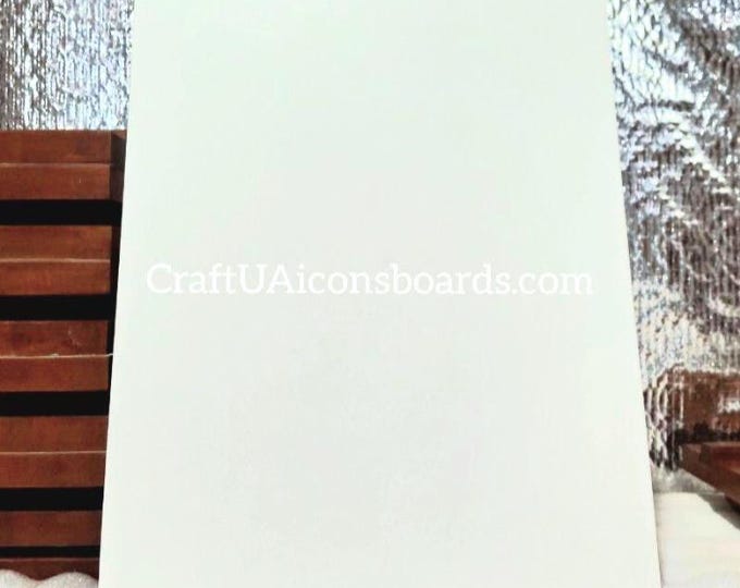 Handmade icon board with Lefkas— 40x50cm —(15.7×19.7 in)