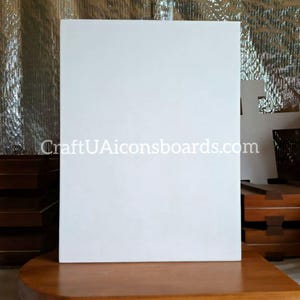 Handcrafted Icon Board 30×40 cm – Gesso Wooden Panel for Icon Painting