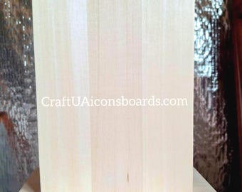 Handcrafted Icon Board 15×20cm (5.9×7.9in) – Wooden Panel for Icon Painting and Religious Art