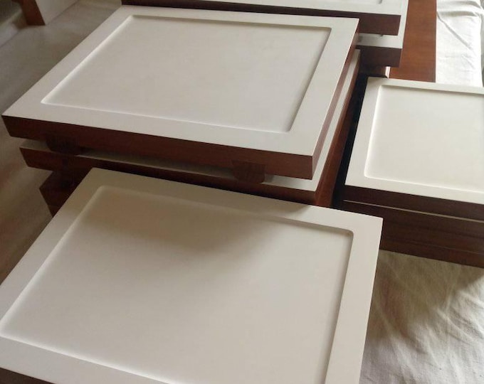 Orthodox Icon Board 20×27cm (7.9 × 10.6 inches)with Kovcheg – Hand-Gessoed Icon Panel – Linden Wood  Oak Splines – Ready for Icon Painting