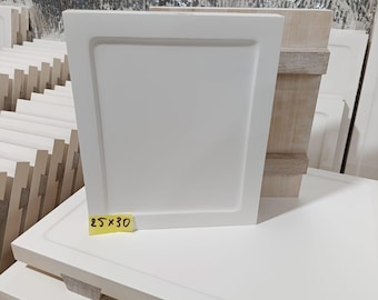 25×30 cm Handmade Gessoed Icon Board  (9.8×11.8”) with kovcheg (Ark) – Orthodox Panel for Icon Painting, Prepared Wood Panel