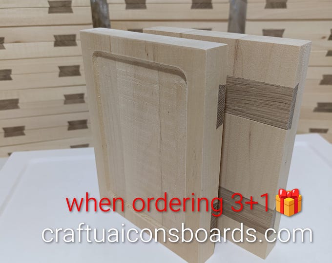 Linden Wood 20×25 cm (7.9×9.8 in) Icon Board with Oak Splines – Traditional Kovcheg Panel – Ready for Gesso – Solid Wood Icon Painting Board