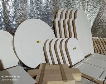 Rush Custom Icon Board – Any Size & Shape – 5–7 Day Production – Solid Linden Wood with Ash Splines – Gesso Optional