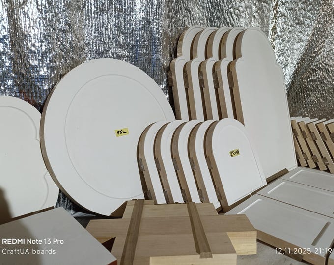 Rush Custom Icon Board – Any Size & Shape – 5–7 Day Production – Solid Linden Wood with Ash Splines – Gesso Optional