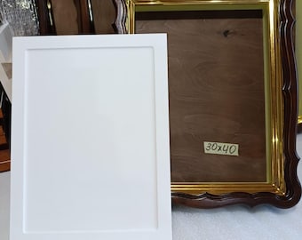 Icon Board Set with Handmade Wooden Kiot Case | 30×40 cm (11.8×15.7") | Linden Wood, Kovcheg & Traditional Levkas | Gold Leaf Icon Frame