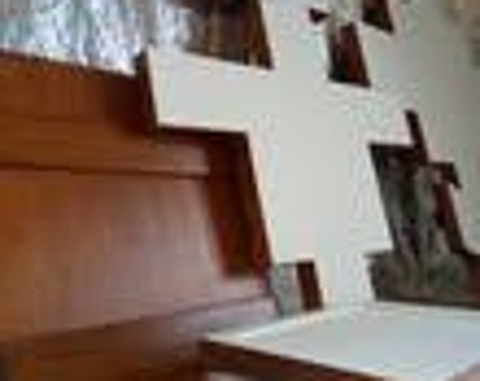 San Damiano Cross 60×80cm (23.6 × 31.5 in)– Large Gessoed Icon Panel – Linden Wood with Oak Splines – Traditional Levkas – Icon Board