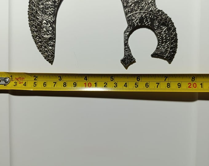 Halo for Icon Board and Iconographers 15×12 cm 5.9×4.7 in Silver Metal Relief  Halo