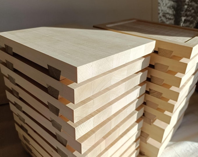 10×12 inches Icon Board – Solid Linden Wood Panel with Oak Splines – Flat Icon Painting Board Ready for Gesso 25×30 cm