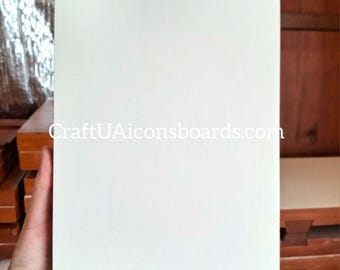 icon board 15x20cm (5.91×7.87  inches) Levkas Ground Handcrafted Linden Wood Gesso Panel