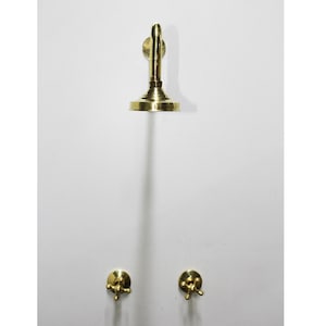 Handgemaakt Marokkaans messing douchesysteem: vintage badkraanset met cadeau