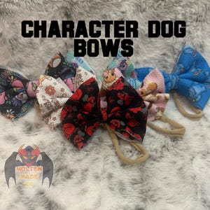 Character Dog Bows