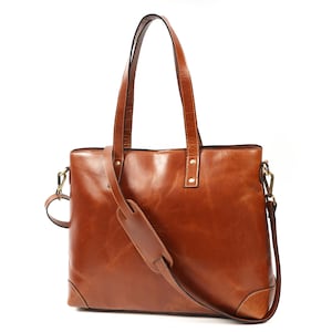 S2M Women&#39;s Large bag, Tote Bag Leather, Ladies Shoulder purse bag, Office work bag, shoulder bag with multiple Use, Leather Travel tote bag