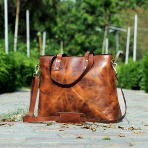 S2M Leather tote bag for women, Leather tote bag laptop, Leather tote bag, Leather work bag women, Mothers day gift, Gift for mom