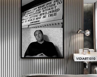 Tony Soprano ARTE Ningún hombre puede mostrar una cara a sí mismo y otra a la multitud sin terminar confundiéndose sobre cuál puede ser la verdadera.