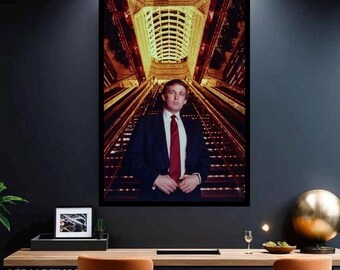 Donald Trump Casino Painting: Retro USA Wall Art