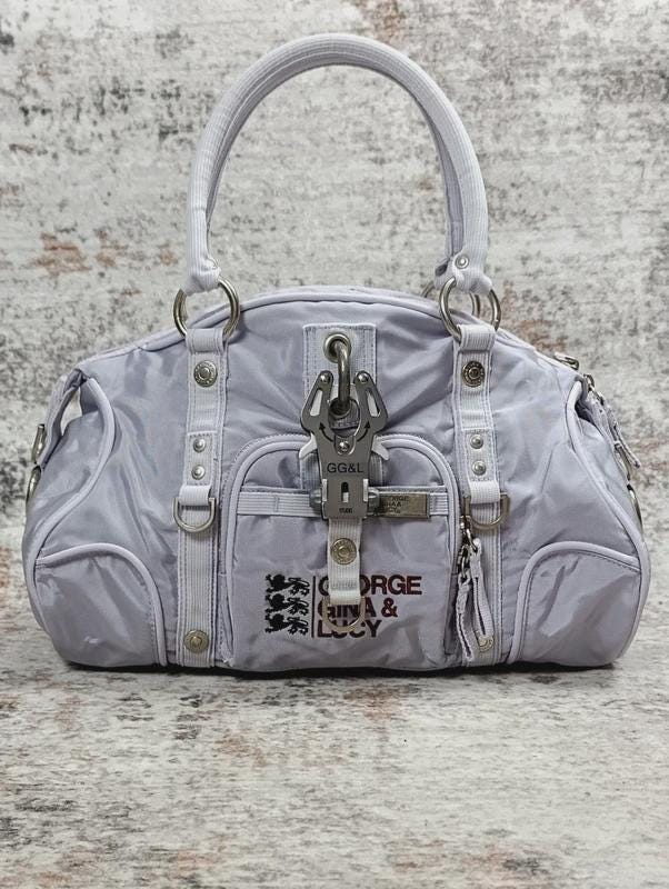 【日本未発売・未使用】ドイツ E GINA&LUCY ハンドバッグ Vintage George Gina & Lucy Las Angelinas 2008 GGL Bag