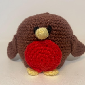 Crochet Chocolate Orange Cover Pattern: Robin