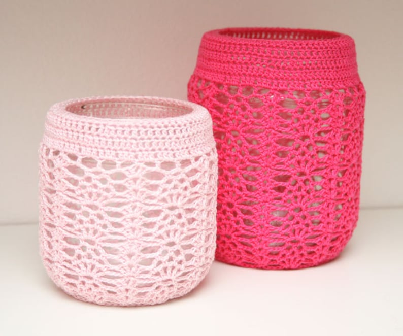 Crocheted Jar Cover Pattern Etsy crocheted-jar-cover-pattern-etsy