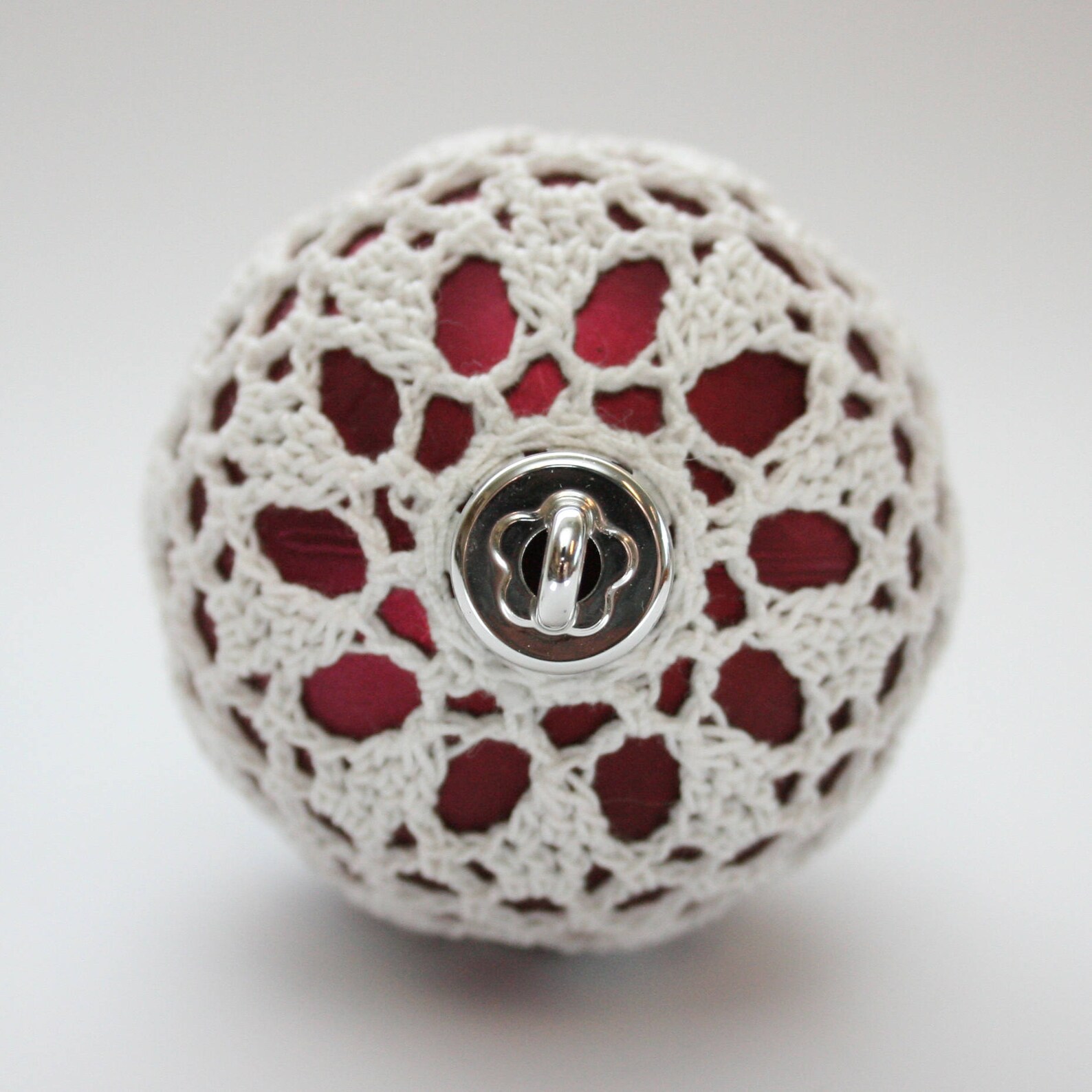 Christmas Ornament Cover 1 Crochet Pattern Holiday Decor Etsy