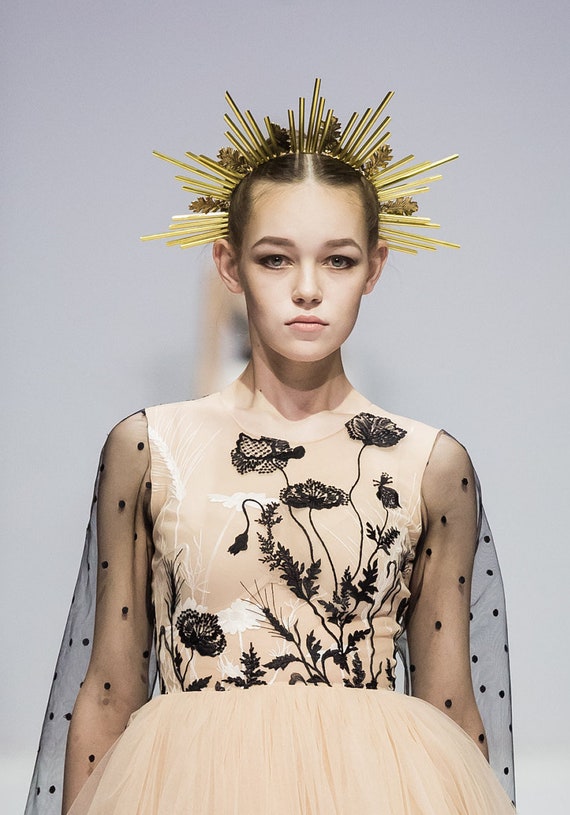 Haute Culture Head Crown Tribal Cowry Shell Crown headpiece – Trufacebygrace main image 3