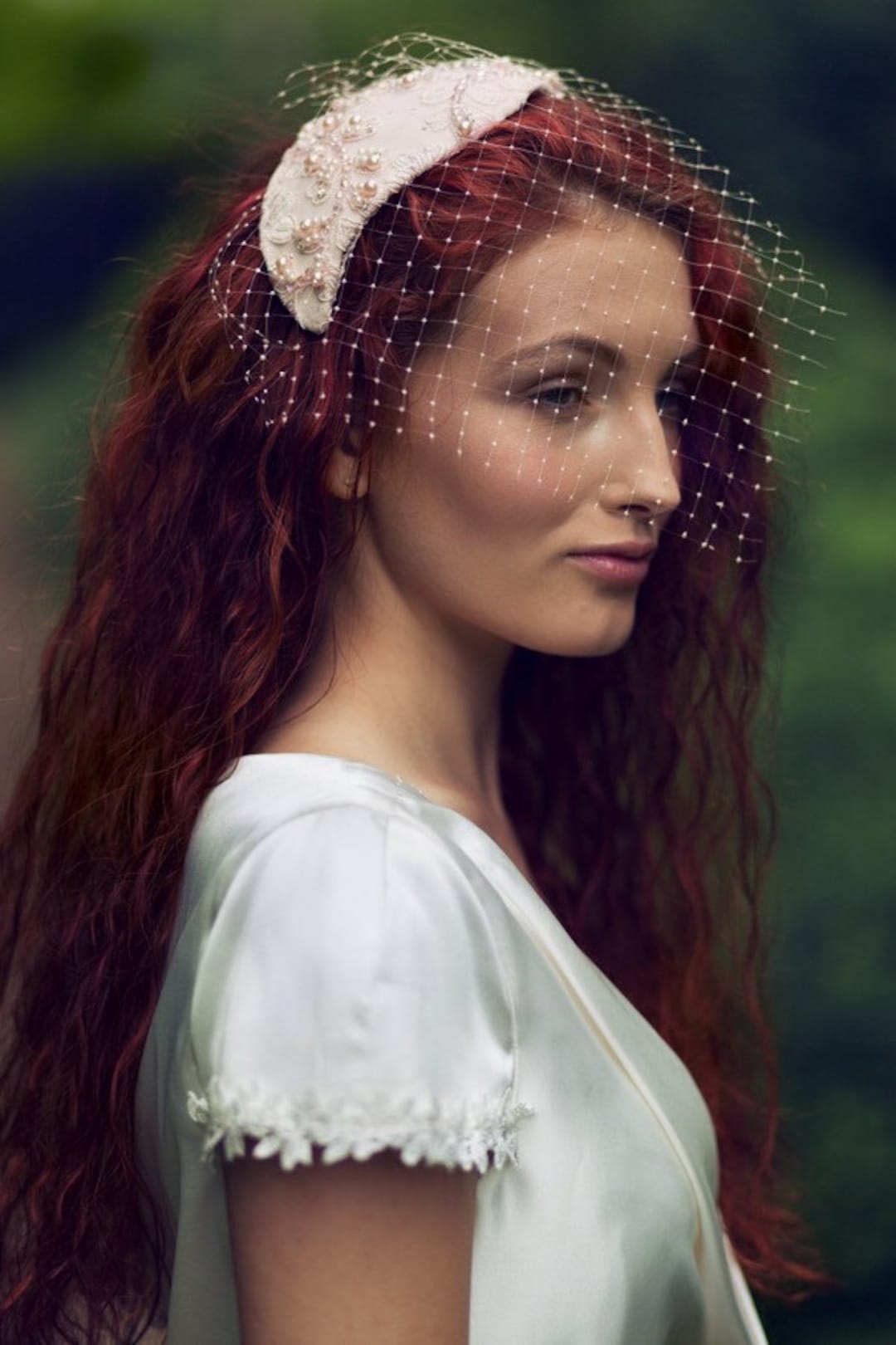 bridal side headpiece