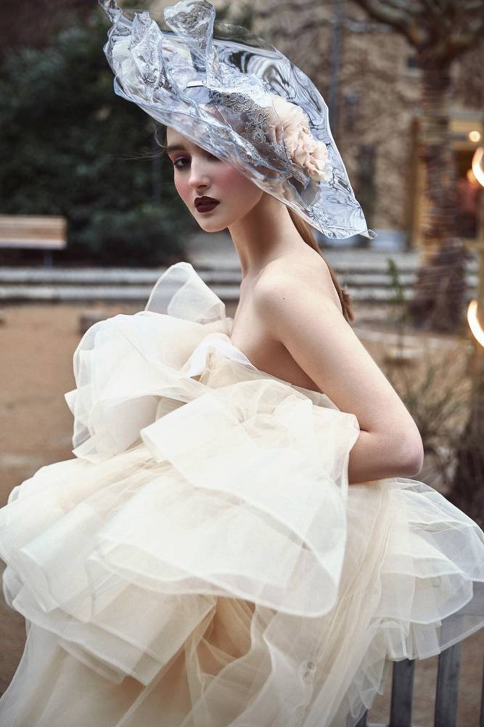 avant garde headpiece