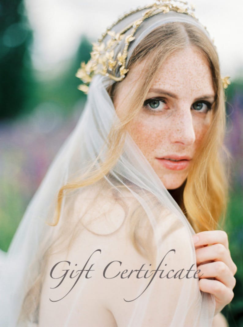 Gift certificate for a headpiece by Beretkah worth 40 GBP for yo Gift certificate for a headpiece by Beretkah worth 40 GBP for yo